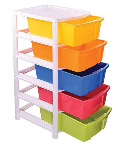 0769 Multipurpose Modular Drawer Organizer Storage Box - 5 Layers DeoDap 0769 Multipurpose Modular Drawer Organizer Storage Box - 5 Layers DeoDap